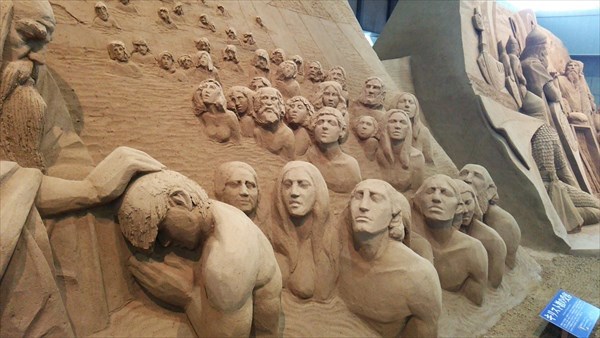 砂の美術館　砂像
