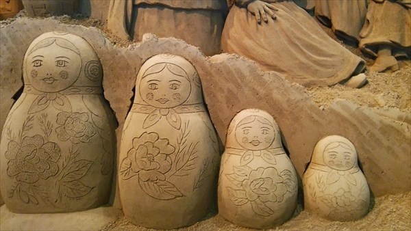砂の美術館　マトリョーシカ